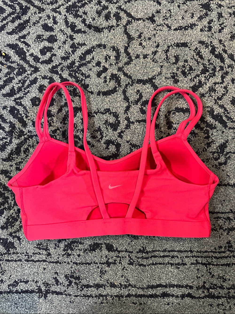 Nike Zenvy dri-fit Bright Pink Strappy Bralette - Women's Intimates size medium - Picture 2 of 3